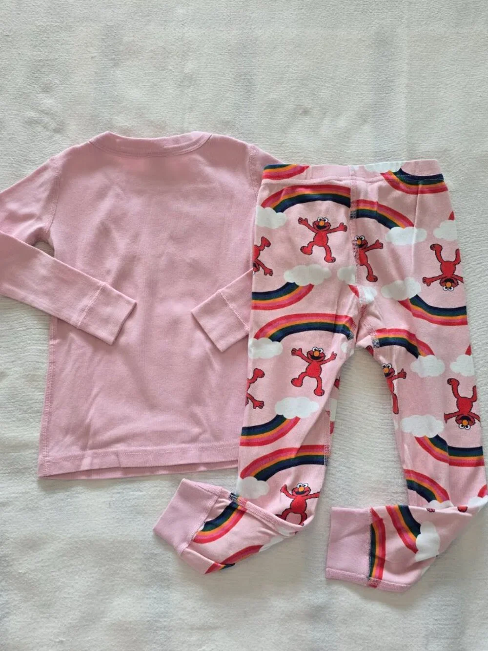 Size 4 Hanna Andersson Sesame Street Long Pajama Set